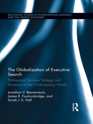 cover image of The Globalization of Executive Search
